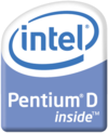 Pentium D logo as of 2006