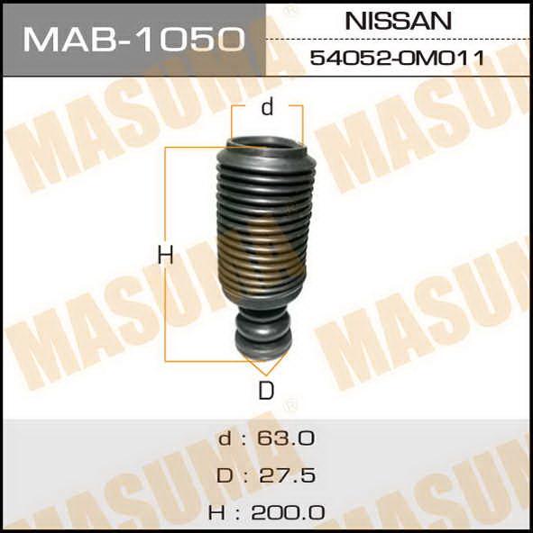 Пыльник амортизатора с отбойником SASIC арт. MAB1050