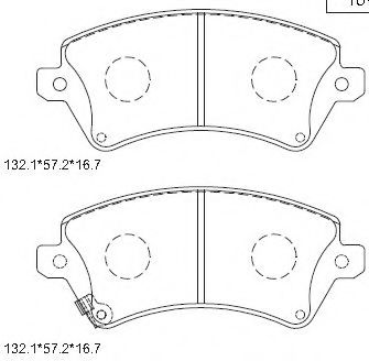 КОЛОДКИ ДИСКОВЫЕ TOYOTA арт. KD2774