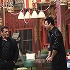 Salman Khan and Krushna Abhishek in Bigg Boss 16 Grand Finale (2023)