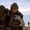 Michael Ironside and Ungela Brockman in Starship Troopers (1997)