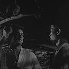 Jun Hamamura and Rentarô Mikuni in Biruma no tategoto (1956)