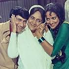 Hema Malini, Dev Anand, and Durga Khote