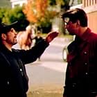 Director David Mamet with Alec Baldwin