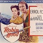 Olivia de Havilland and Errol Flynn in The Adventures of Robin Hood (1938)