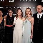 Julianne Moore, Kate Bosworth, Kristen Stewart, Wash Westmoreland, and Lisa Genova at an event for Still Alice (2014)