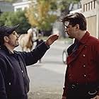 Alec Baldwin and David Mamet in State and Main (2000)