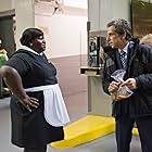 Ben Stiller and Gabourey Sidibe in Tower Heist (2011)