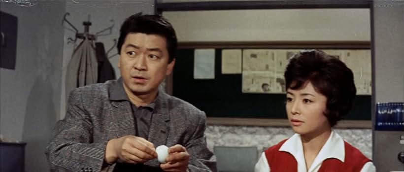 Yû Fujiki and Yuriko Hoshi in Mosura tai Gojira (1964)