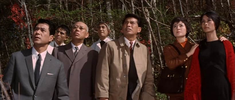 Yuriko Hoshi, Hiroshi Koizumi, Yôsuke Natsuki, Takashi Shimura, and Akiko Wakabayashi in San Daikaijû Chikyû Saidai no Kessen (1964)