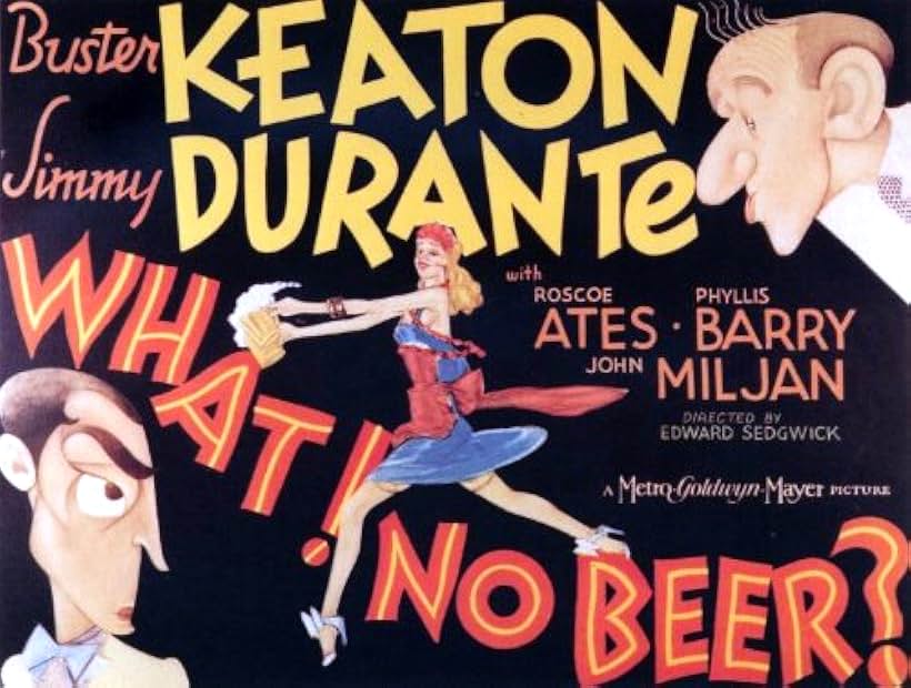 Buster Keaton, Jimmy Durante, and Phyllis Barry in What - No Beer? (1933)