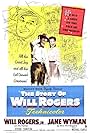 Will Rogers Jr. and Jane Wyman in The Story of Will Rogers (1952)