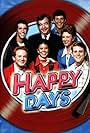 Ron Howard, Henry Winkler, Marion Ross, Tom Bosley, Erin Moran, Don Most, and Anson Williams in Happy Days (1974)