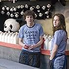 Jesse Eisenberg and Kristen Stewart in Adventureland (2009)