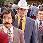 Steve Carell, David Koechner, and Paul Rudd in Anchorman: The Legend of Ron Burgundy (2004)