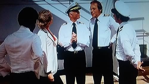 Fred Grandy, Bernie Kopell, Ted Lange, Gavin MacLeod, and Lauren Tewes in The Love Boat (1977)