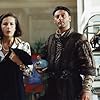 Jean Reno and Valérie Lemercier in Les visiteurs (1993)