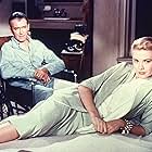 Grace Kelly and James Stewart in Rear Window (1954)