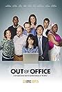 Jason Alexander, Ken Jeong, Leslie Jones, Cheri Oteri, Oscar Nuñez, Chris Gethard, Milana Vayntrub, Jay Pharoah, and Emily Pendergast in Out of Office (2022)