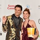 Actor Kash Hovey and actress Serena Laurel arrive for Film Fest LA At LA Live.