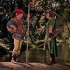 Errol Flynn and Alan Hale in The Adventures of Robin Hood (1938)