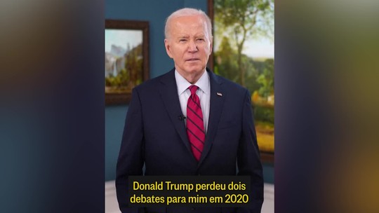Biden desafia Trump para debates eleitorais na TV e republicano aceita: 'Estou pronto'; primeiro embate será em junho