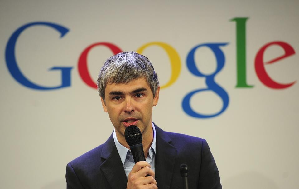 Larry Page, cofundador da Google, é 10º mais rico, com uma fortuna de US$ 114 bilhões