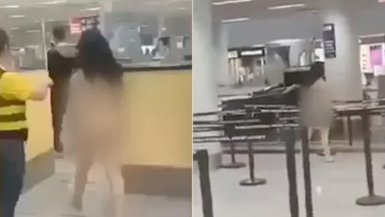 Vídeo: Mulher tira a roupa em aeroporto nas Filipinas, após ser barrada de voo pela imigração