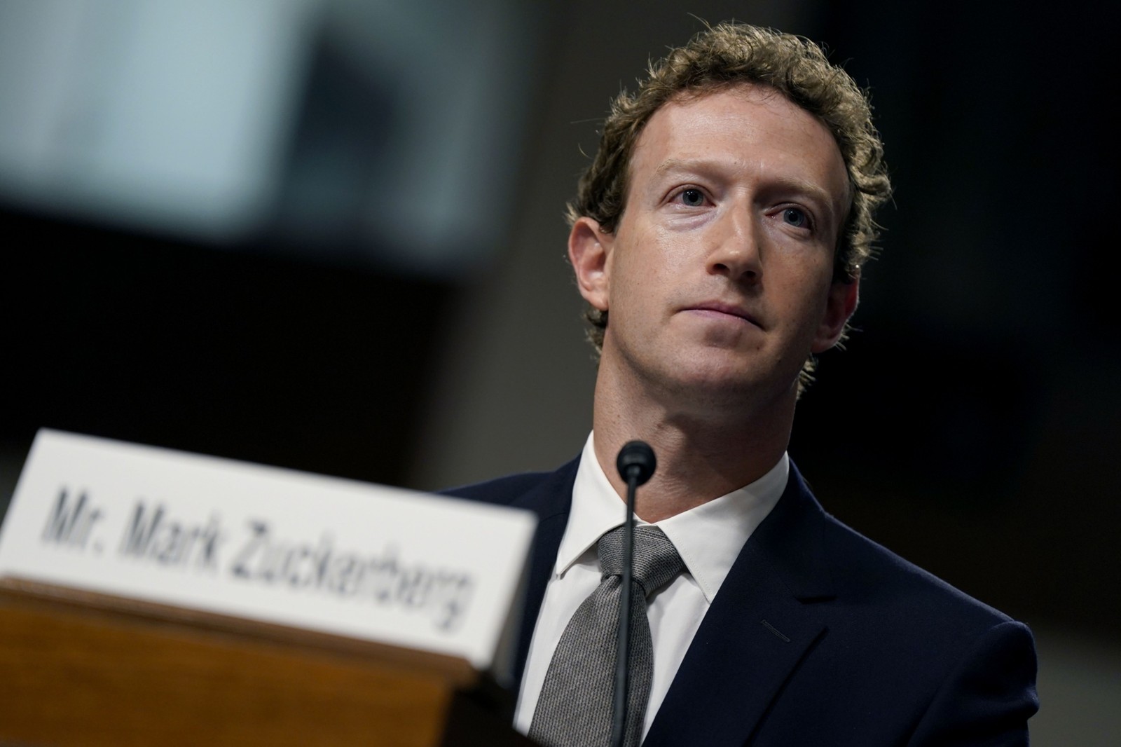Mark Zuckerberg, da Meta, ocupa a quarta posição do ranking da Forbes com uma fortuna de US$ 177 bilhões — Foto: Kent Nishimura/Bloomberg