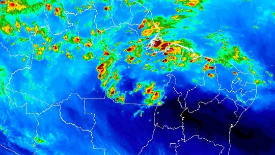 Inmet alerta para tempestades no Sul e chuvas intensas no Norte; veja previsão