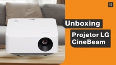 LG CineBeam 4K: tiramos o projetor de imagem portátil da caixa