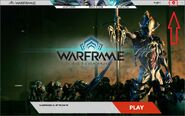 First, simply launch Warframe to bring up the Warframe Launcher and click on the Settings Gear in the top right.