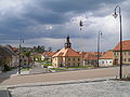 Čeština: Pohled na náměstí s radnicí English: The square with the City Hall