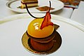 A mango pastry from a Knightsbridge, London restaurant