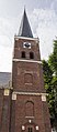 Langweer. Hervormde kerk en toren.