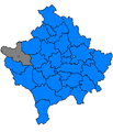 Peć map, Kosovo 2006