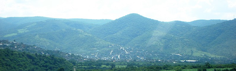 City of Zumpango del Río in the Sierra Madre del Sur.