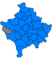 Dečani map, Kosovo 2006