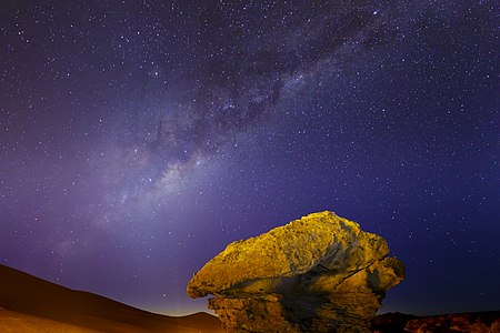 "Milky_way_seen_from_bolivian_high_altiplano_03.jpg" by User:Snowmanstudios