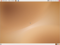 Default desktop of Hungarian Ubuntu