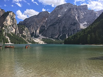 Pragser Wildsee und Seekofel (Pragser Dolomiten)