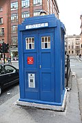 A real-world police box in Glasgow