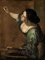 Artemisia Getileschi Self-Portrait as the Allegory of Painting (1638-1639)