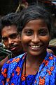 Smiling couple in Dhaka.