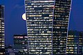 Super moon over City of London from Tate Modern 2018-01-31 6