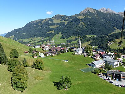 Mittelberg, a sunshine day