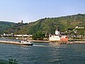 Pfalzgrafenstein Castle with Gutenfels Castle in the background