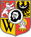 Polski: Herb Wrocławia Deutsch: Wappen von Breslau English: Coat of Arms of Wrocław Esperanto: Blazono de Vroclavo Русский: Герб Вроцлава Српски / srpski: Грб Вроцлава Magyar: Wroclaw (Boroszló) címere