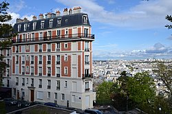 Rue Lamarck haut de la butte Montmartre