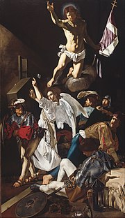 Thumbnail for File:Francesco Buoneri, called Cecco del Caravaggio - The Resurrection - Google Art Project.jpg